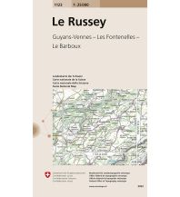 Hiking Maps France Landeskarte der Schweiz 1123, Le Russey 1:25.000 Bundesamt für Landestopographie