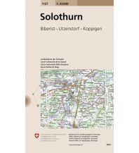 Hiking Maps Switzerland 1127 Solothurn 1:25.000 Bundesamt für Landestopographie