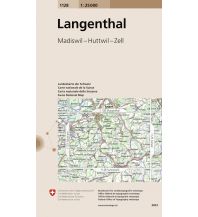 Hiking Maps Switzerland 1128 Langenthal 1:25.000 Bundesamt für Landestopographie