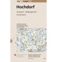 Wanderkarten Schweiz & FL Landeskarte der Schweiz Hochdorf 1:25.000 Bundesamt für Landestopographie