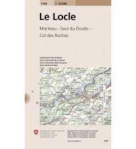 Hiking Maps Switzerland Landeskarte der Schweiz 1143, Le Locle 1:25.000 Bundesamt für Landestopographie