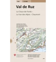 Hiking Maps Switzerland 1144 Val de Ruz Bundesamt für Landestopographie