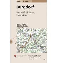Hiking Maps Switzerland Landeskarte der Schweiz 1147, Burgdorf 1:25.000 Bundesamt für Landestopographie