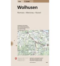 Hiking Maps Switzerland 1149 Wolhusen 1:25.000 Bundesamt für Landestopographie