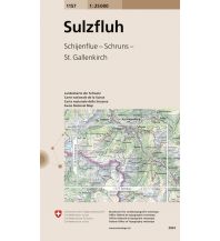 Hiking Maps Vorarlberg Landeskarte der Schweiz 1157, Sulzfluh 1:25.000 Bundesamt für Landestopographie