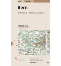 Hiking Maps Switzerland Landeskarte der Schweiz 1166, Bern 1:25.000 Bundesamt für Landestopographie