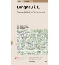 Hiking Maps Switzerland Landeskarte der Schweiz 1168, Langnau i. E. 1:25.000 Bundesamt für Landestopographie