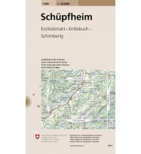Wanderkarten Schweiz & FL Schüpfheim 1:25.000 Bundesamt für Landestopographie