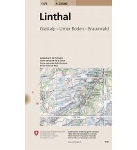 Wanderkarten Schweiz & FL Landeskarte der Schweiz 1173, Linthal 1:25.000 Bundesamt für Landestopographie
