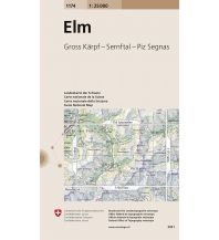 Hiking Maps Switzerland Landeskarte der Schweiz 1174, Elm 1:25.000 Bundesamt für Landestopographie