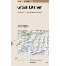 Hiking Maps Vorarlberg Landeskarte der Schweiz 1178, Gross Litzner 1:25.000 Bundesamt für Landestopographie
