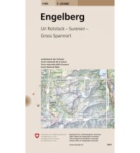 Wanderkarten Schweiz & FL Landeskarte der Schweiz 1191, Engelberg 1:25.000 Bundesamt für Landestopographie