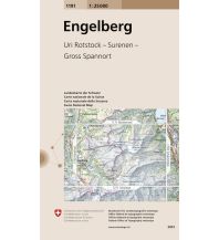 Hiking Maps Switzerland Landeskarte der Schweiz 1191, Engelberg 1:25.000 Bundesamt für Landestopographie