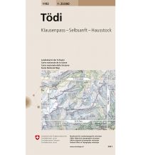 Hiking Maps Switzerland Landeskarte der Schweiz 1193, Tödi 1:25.000 Bundesamt für Landestopographie