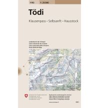 Hiking Maps Switzerland Landeskarte der Schweiz 1193, Tödi 1:25.000 Bundesamt für Landestopographie