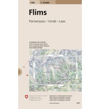 Hiking Maps Switzerland Landeskarte der Schweiz 1194, Flims 1:25.000 Bundesamt für Landestopographie