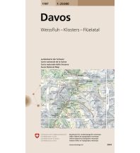 Hiking Maps Switzerland Landeskarte der Schweiz 1197, Davos 1:25.000 Bundesamt für Landestopographie