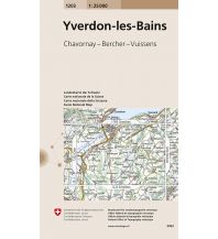 Hiking Maps Switzerland Landeskarte der Schweiz 1203, Yverdon-les-Bains 1:25.000 Bundesamt für Landestopographie