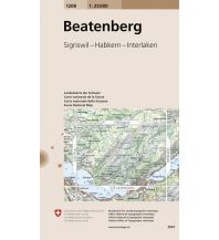 Hiking Maps Switzerland Landeskarte der Schweiz 1208, Beatenberg 1:25.000 Bundesamt für Landestopographie