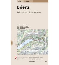 Hiking Maps Switzerland Landeskarte der Schweiz 1209, Brienz 1:25.000 Bundesamt für Landestopographie