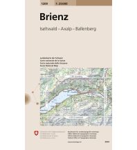 Hiking Maps Switzerland Landeskarte der Schweiz 1209, Brienz 1:25.000 Bundesamt für Landestopographie