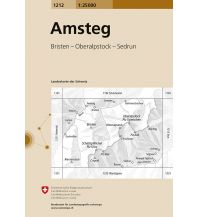 Hiking Maps Switzerland Landeskarte der Schweiz 1212, Amsteg 1:25.000 Bundesamt für Landestopographie