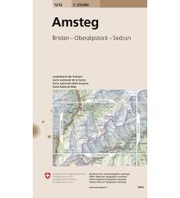 Wanderkarten Schweiz & FL Landeskarte der Schweiz 1212, Amsteg 1:25.000 Bundesamt für Landestopographie