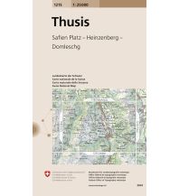 Wanderkarten Schweiz & FL Landeskarte der Schweiz 1215, Thusis 1:25.000 Bundesamt für Landestopographie