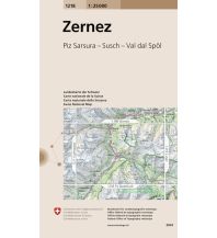 Hiking Maps Switzerland Landeskarte der Schweiz 1218, Zernez 1:25.000 Bundesamt für Landestopographie