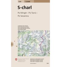 Hiking Maps South Tyrol + Dolomites Landeskarte der Schweiz 1219, S-charl 1:25.000 Bundesamt für Landestopographie