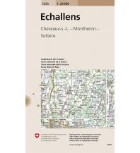 Wanderkarten Schweiz & FL 1223 Echallens Bundesamt für Landestopographie