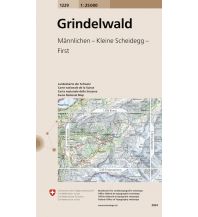 Wanderkarten Schweiz & FL Landeskarte der Schweiz 1229, Grindelwald 1:25.000 Bundesamt für Landestopographie