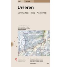 Hiking Maps Switzerland Landeskarte der Schweiz 1231, Urseren 1:25.000 Bundesamt für Landestopographie