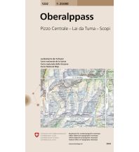 Hiking Maps Switzerland Landeskarte der Schweiz 1232, Oberalppass 1:25.000 Bundesamt für Landestopographie