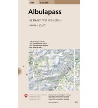 Wanderkarten Schweiz & FL Landeskarte der Schweiz 1237, Albulapass 1:25.000 Bundesamt für Landestopographie