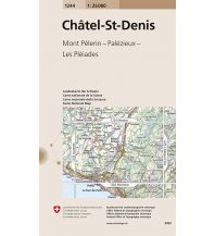 Hiking Maps Switzerland Landeskarte der Schweiz Châtel-St-Denis Bundesamt für Landestopographie