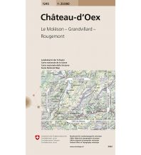 Hiking Maps Switzerland Landeskarte der Schweiz 1245, Château-d'Oex 1:25.000 Bundesamt für Landestopographie
