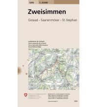 Hiking Maps Switzerland Landeskarte der Schweiz 1246, Zweisimmen 1:25.000 Bundesamt für Landestopographie