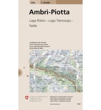 Hiking Maps Switzerland Landeskarte der Schweiz 1252, Ambrì, Piotta 1:25.000 Bundesamt für Landestopographie