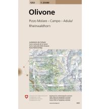 Wanderkarten Schweiz & FL Landeskarte der Schweiz 1253, Olivone 1:25.000 Bundesamt für Landestopographie