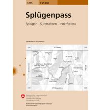 Wanderkarten Schweiz & FL Landeskarte der Schweiz 1256, Bivio 1:25.000 Bundesamt für Landestopographie