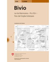 Hiking Maps Switzerland Landeskarte der Schweiz 1256, Bivio 1:25.000 Bundesamt für Landestopographie