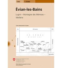 Wanderkarten Landeskarte der Schweiz Évian-les-Bains Bundesamt für Landestopographie