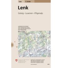 Wanderkarten Schweiz & FL Landeskarte der Schweiz 1266, Lenk 1:25.000 Bundesamt für Landestopographie