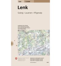 Hiking Maps Switzerland Landeskarte der Schweiz 1266, Lenk 1:25.000 Bundesamt für Landestopographie