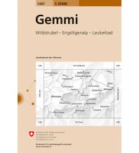 Wanderkarten Schweiz & FL Landeskarte der Schweiz 1267, Gemmi 1:25.000 Bundesamt für Landestopographie