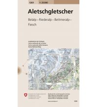 Hiking Maps Switzerland Landeskarte der Schweiz 1269, Aletschgletscher 1:25.000 Bundesamt für Landestopographie