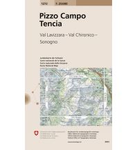 Hiking Maps Switzerland Landeskarte der Schweiz 1272, Pizzo Campo Tencia 1:25.000 Bundesamt für Landestopographie
