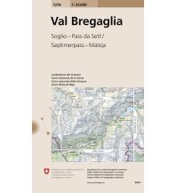 Hiking Maps Switzerland Landeskarte der Schweiz 1276, Val Bregaglia/Bergell 1:25.000 Bundesamt für Landestopographie