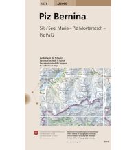 Hiking Maps Switzerland Landeskarte der Schweiz 1277, Piz Bernina 1:25.000 Bundesamt für Landestopographie